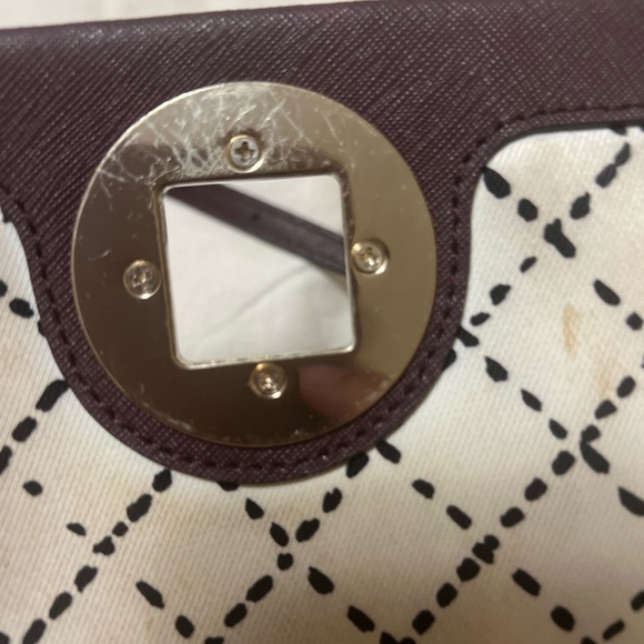 Kate Spade Newbury Lane Sally Leather Crossbody Maroon - Picture 4 of 5